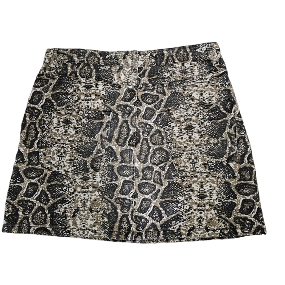 NWT Vestique Denim Mini Snakeskin size Medium - Picture 4 of 5